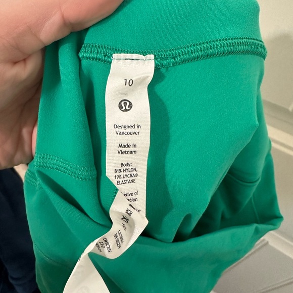 Lululemon Align High-Rise Pant 25" Maldives Green size 10 - Picture 7 of 8